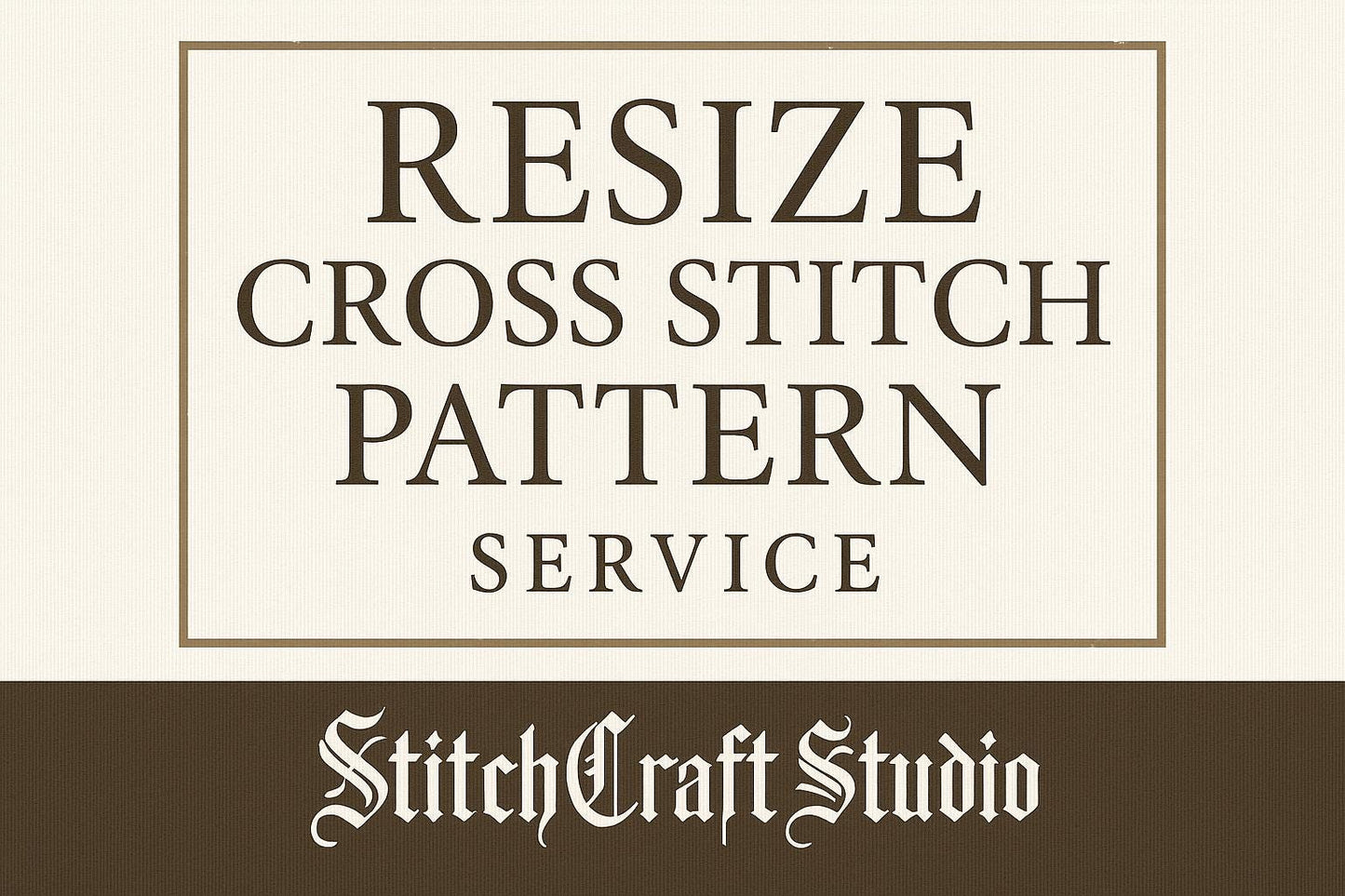 Cross Stitch Pattern Resize Service | Adjust Your PDF Chart to Any Fabric Count | Custom Sizing for Aida, Linen, or Evenweave